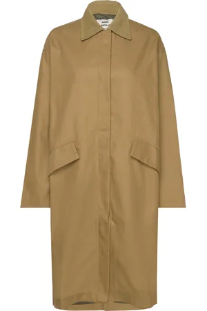 Mads Norgaard Heavy Twill River Coat Beige