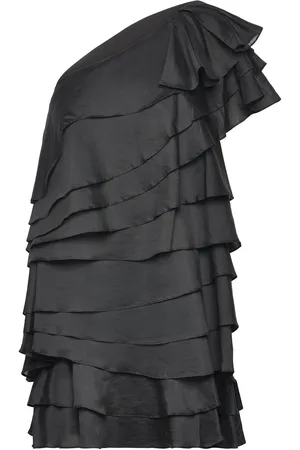 By Malina Amie -Shoulder Mini Dress Black