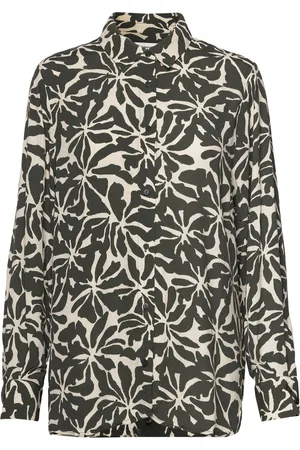 Modstrom Fernmd Print Shirt Green