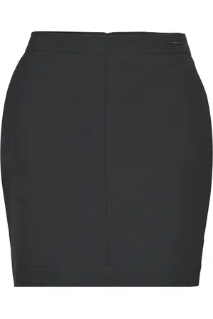 Calvin Klein Heavy Viscose Mini Skirt Black