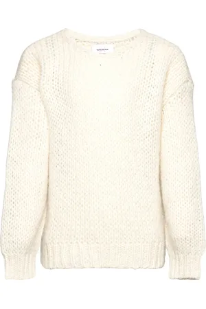 VERO MODA Vmerin Ls V-Neck Pullover Ga Girl Cream