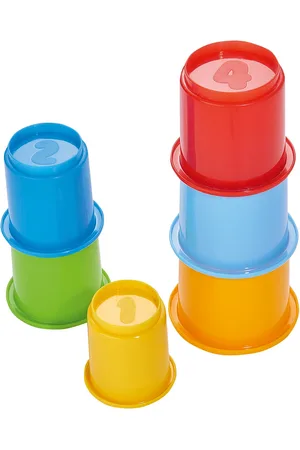 ABC Stacking Cups Patterned