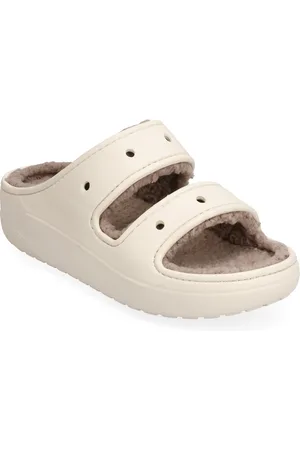 Crocs Classic Cozzzy Sandal Beige