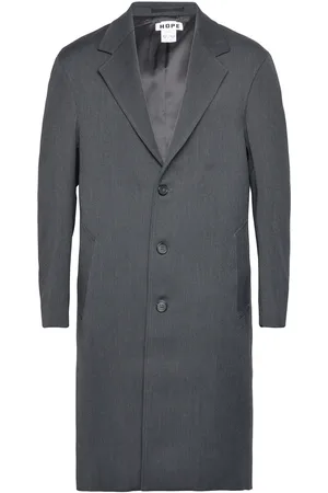 Hope Relaxed Single Breasted Coat Grey