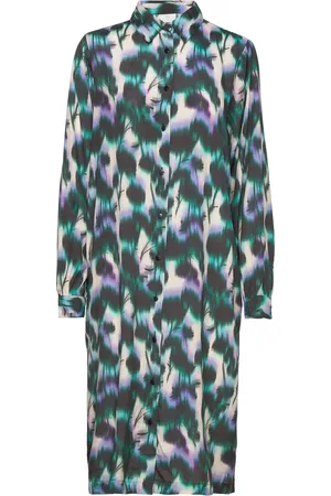 Kaffe Kaamilia Shirt Dress Green