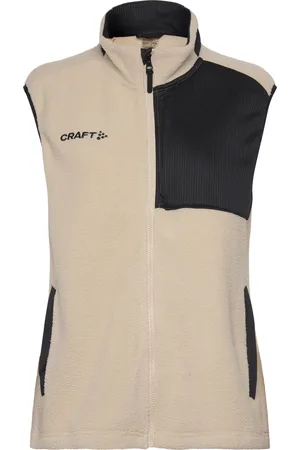 Craft Adv Explore Pile Fleece Vest W Beige