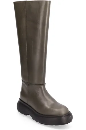 GARMENT PROJECT Cloud High Boot - Army Leather Green