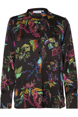 Coster Copenhagen Shirt In Glow Print Black