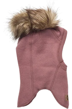 Mikk-Line Wool Fullface W. Pom Pom Pink