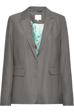 Coster Copenhagen Regular Fit Blazer - Daisy Grey