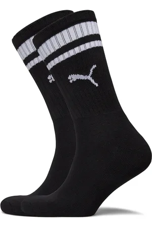 PUMA Unisex Heritage Crew Sock 2P Black