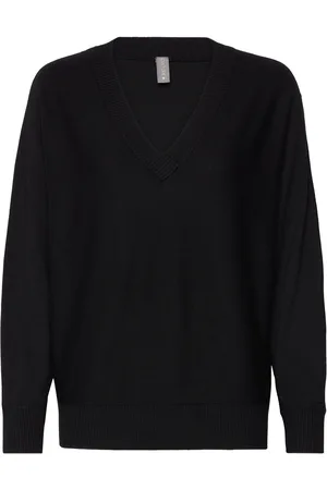 Culture Cuannemarie V-Neck Pullover Black
