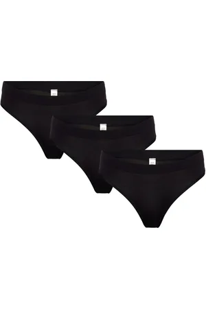 Lindex Brief Thong Reg Sally Seamles Black