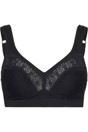 Swegmark Cotton Star Soft Bra Black Black
