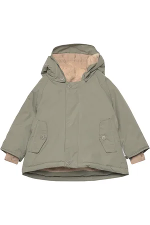Mini A Ture Wally Fleece Lined Winter Jacket. Grs Green