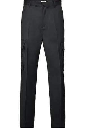 Filippa K Wool Twill Cargo Pants Black