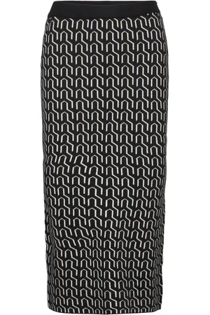 VERO MODA Vmgoldneedle Art 7/8 Pencil Skirt Black