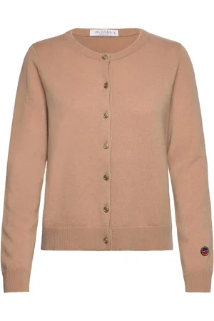 BUSNEL O-Neck Cardigan Beige