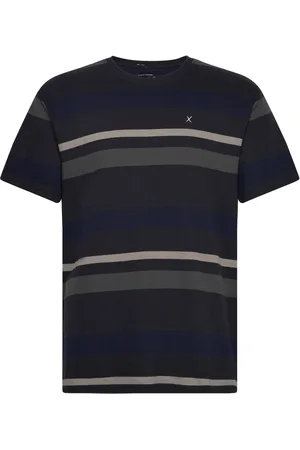 Clean Cut Calton Striped Tee Navy