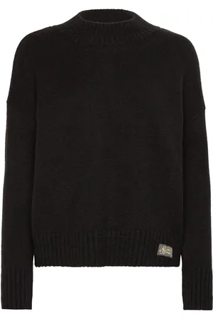 Superdry Essential Mock Neck Jumper Black