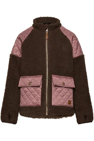 Mikk-Line Teddy Jacket Recycled Brown