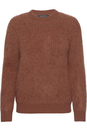 Mos Mosh Mmgisla Hairy Knit Brown