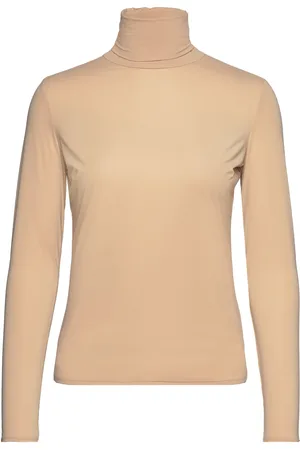 Notes Du Nord Melanie High Neck Blouse Beige