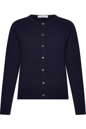 BUSNEL O-Neck Cardigan Navy