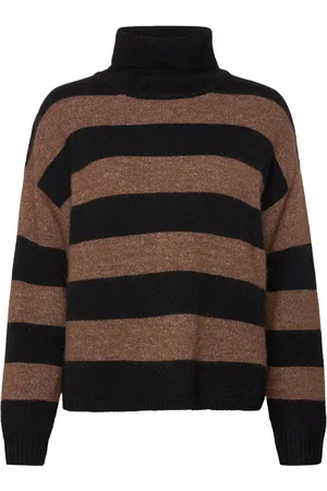 Object Objminna L/S Rollneck Knit Pullover Noos Black