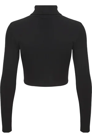 Gestuz Drewgz Ls Cropped Rollneck Black