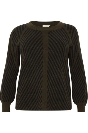 Kaffe Kcvery Knit Pullover Green