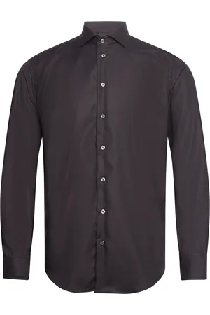 BOSWEEL SHIRTS EST. 1937 Slim Fit Mens Shirt Black