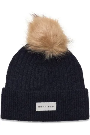 Röhnisch Pom Rib Beanie Navy