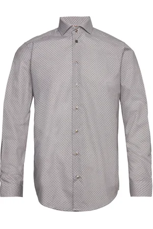 BOSWEEL SHIRTS EST. 1937 Slim Fit Mens Shirt Beige