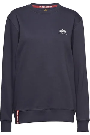 Alpha Industries Basic Sweater Small Logo Blue