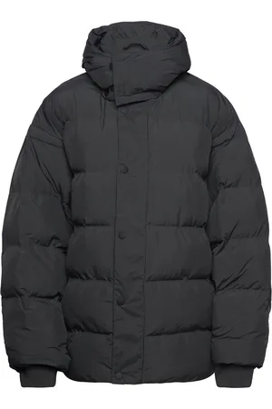 Hope Boxy Puffer Jacket Black
