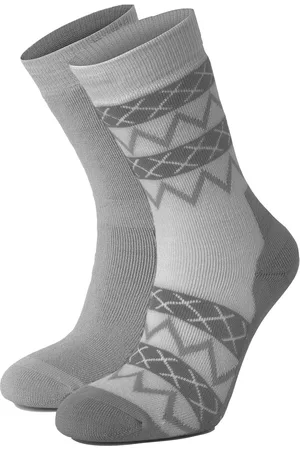 Johaug 2-Pk Wool Socks Grey