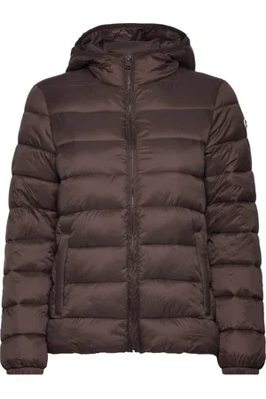 Champion Hooded Polyfilled Jacket Brown