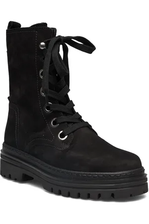 Gabor Laced Ankle Boot Black