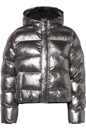 Mads Norgaard Shiny Crinckle Jojina Jacket Silver