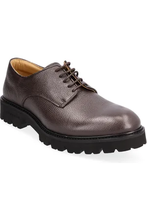 S.T. VALENTIN Lightweight Derby - Grained Leather Brown