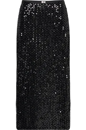ONLY Onllucy Long Skirt Wvn Black