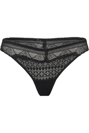 Etam Idole - Lace Thong Black