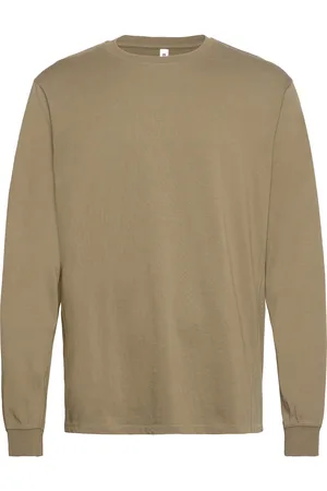 Enkel Studio Esleaf Ls Crewneck - Organic M Khaki
