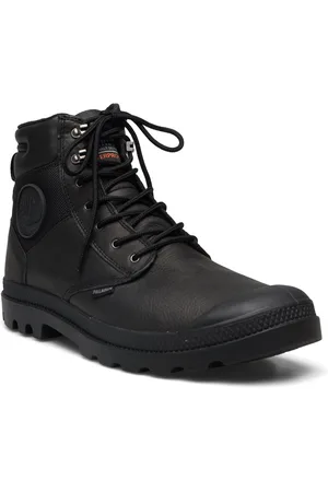 Palladium Pampa Shield Wp+ Lth Black