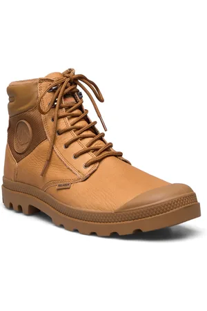 Palladium Pampa Shield Wp+ Lth Brown