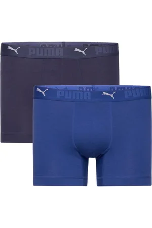 PUMA Men Sport Cotton Boxers 2P Blue