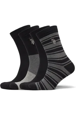U.S. Polo Assn. Uspa Socks Box Bedford Men Black