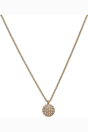 Bud to rose Bullet Necklace Clear/Gold Gold