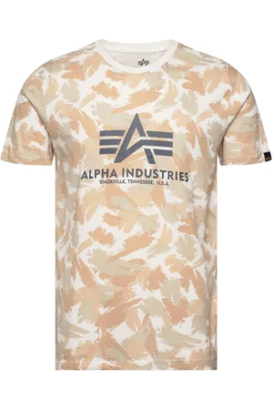 Alpha Industries Basic T-Shirt Camo Beige